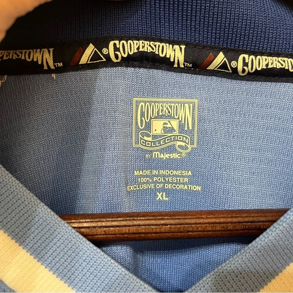 Chicago Cubs Cooperstown Collection Light Blue/Navy with Embroidered Cub Size XL - Picture 4 of 6